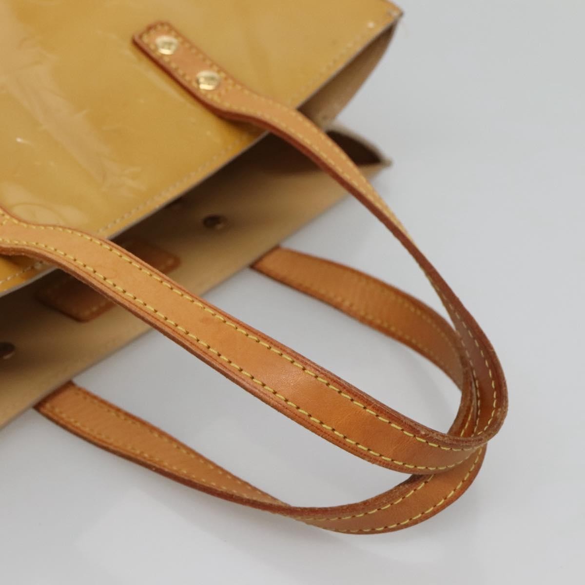 Louis Vuitton Reade Monogram Vernis Beige Patent_Leather Tote Bag Bag (Pre-Owned)