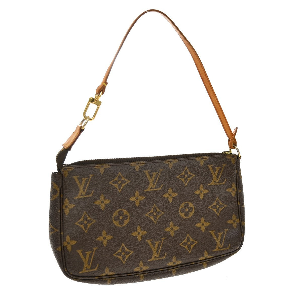 Louis Vuitton Pochette Accessoires Monogram Brown Canvas Clutche & Pouche Bag (Pre-Owned)