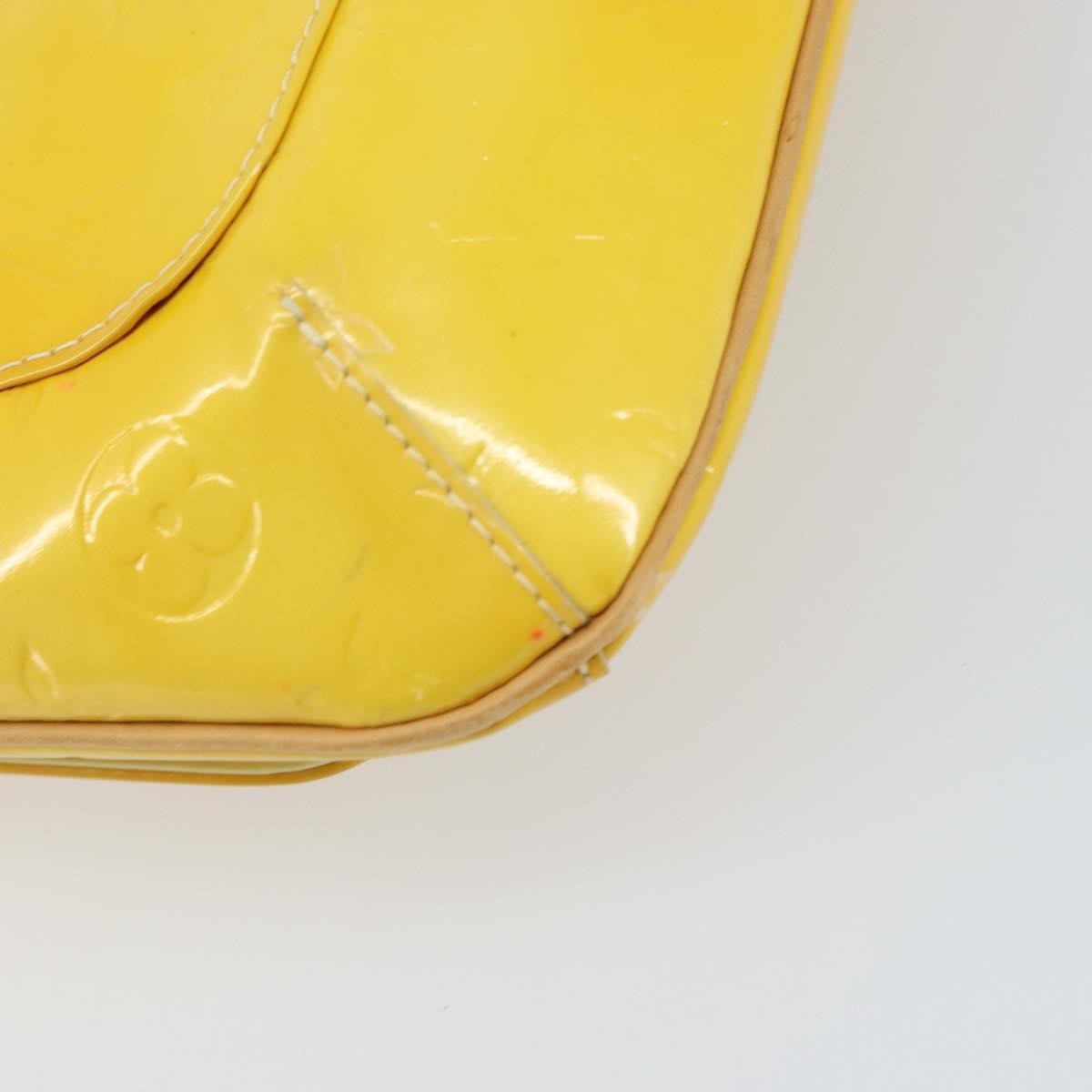 Louis Vuitton Thompson Street Monogram Vernis Yellow Patent_Leather Handbag (Pre-Owned)