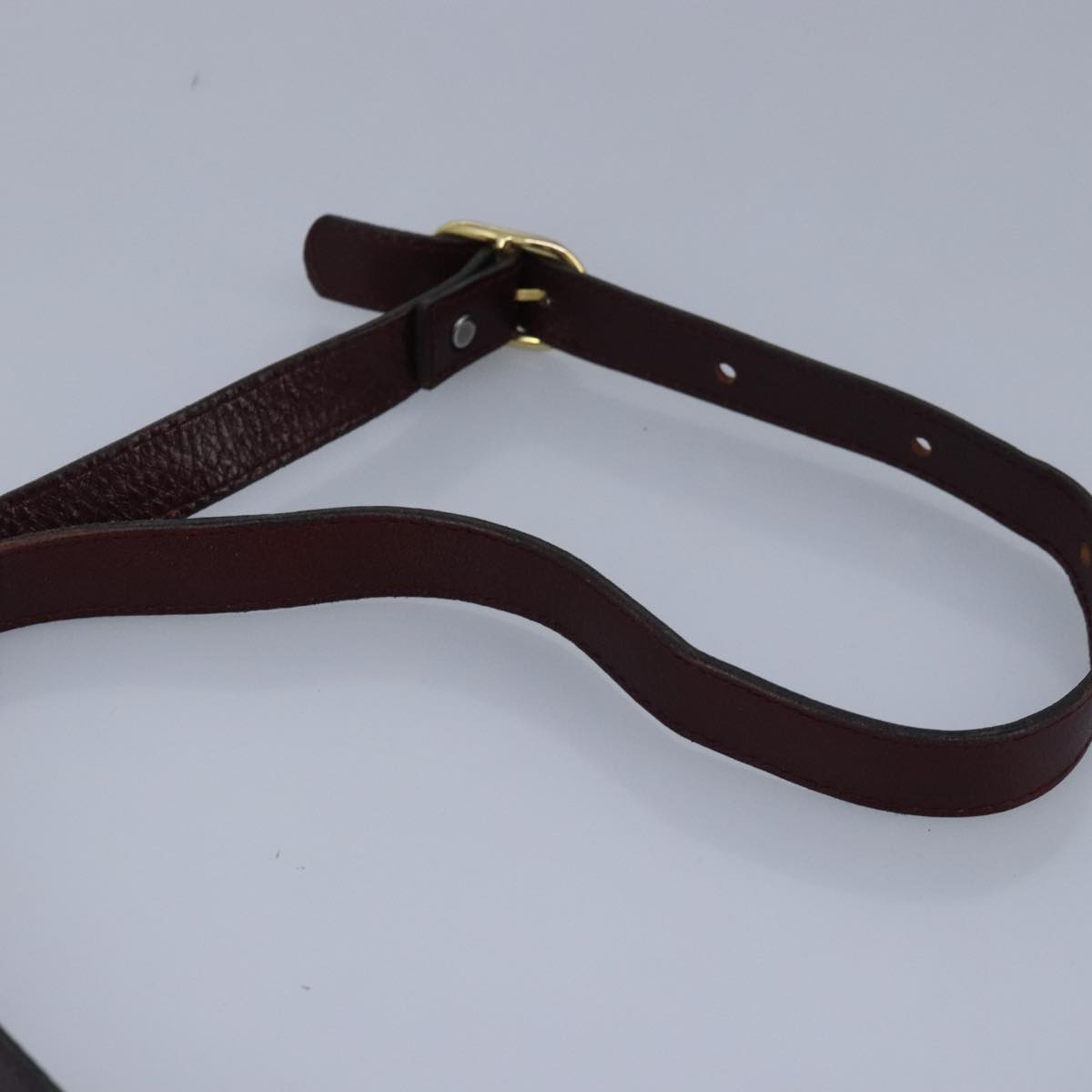 Bally Burgundy Leather Shoulder Bag (Pre-Owned)