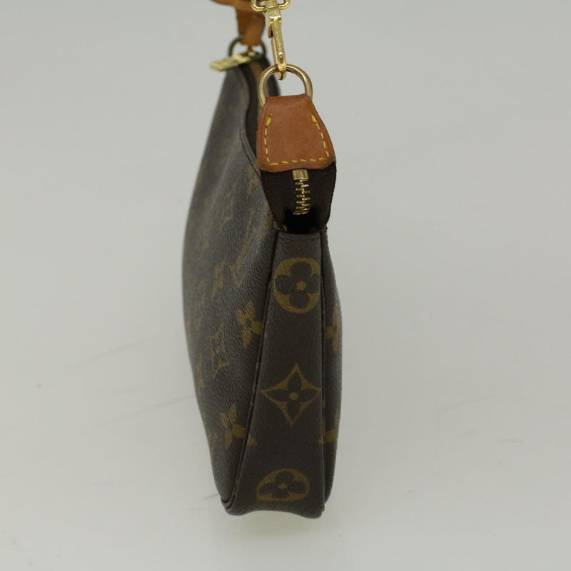Louis Vuitton Pochette Accessoires Brown Canvas Clutch Bag (Pre-Owned)
