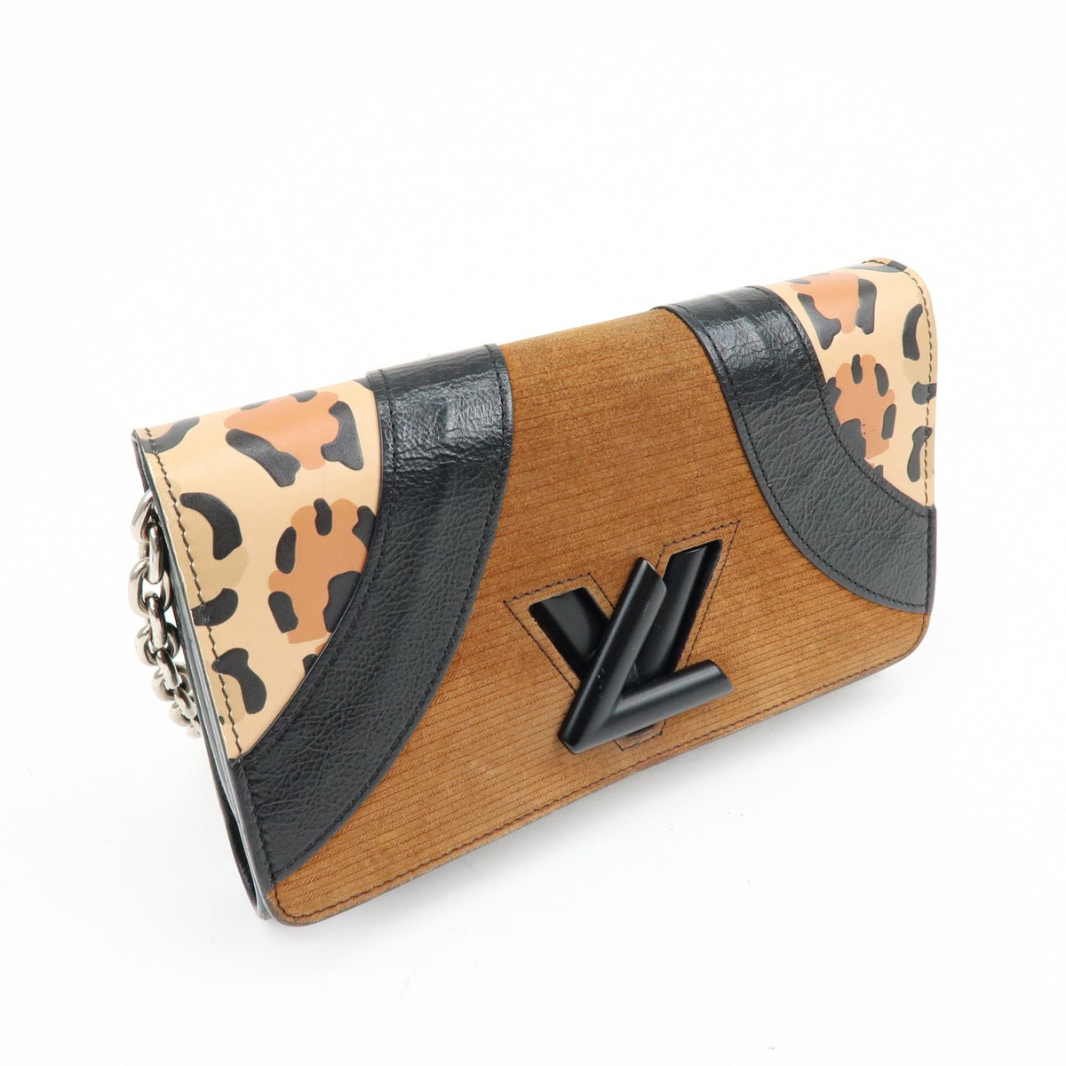 Louis Vuitton Twist Chain Limited Edition Monogram Canvas Brown Canvas Crossbody Bag Bag (Pre-Owned)