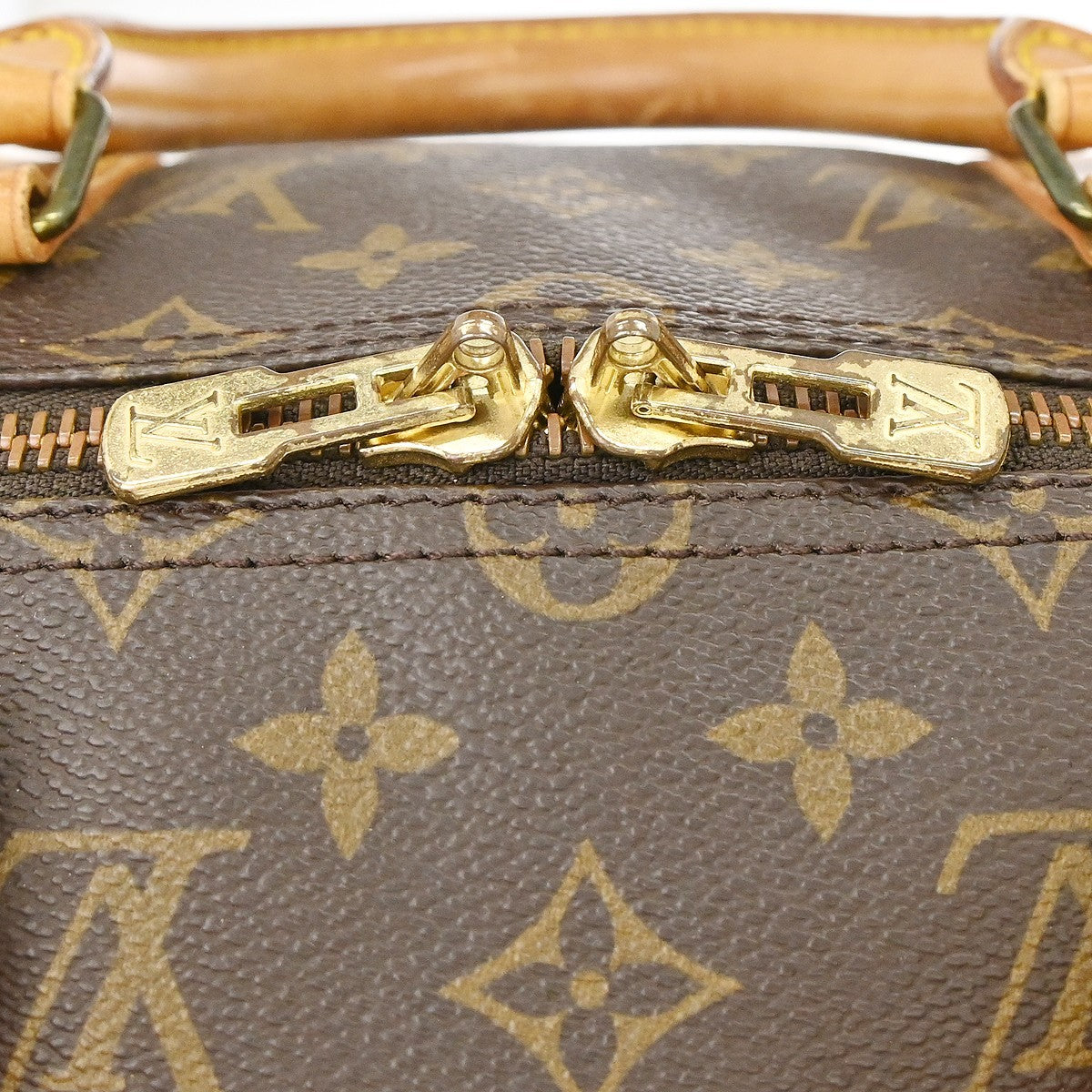 Louis Vuitton Keepall Monogram Canvas Brown Canvas Travel Bag Bag (Pre-Owned)