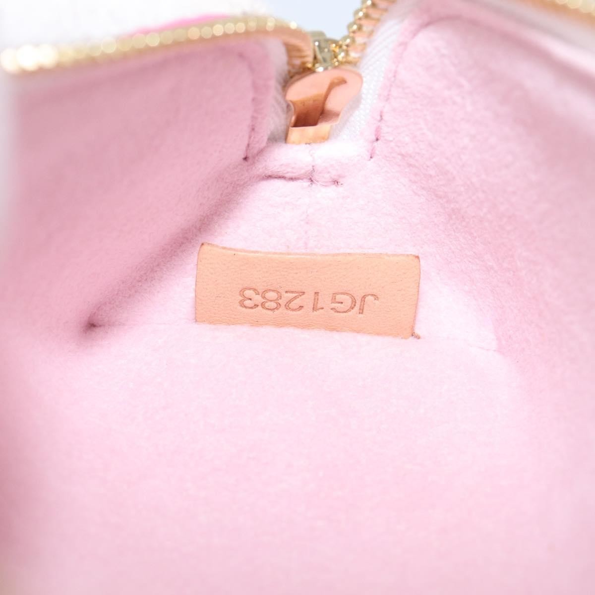 Louis Vuitton Elizabeth Pencil Limited Edition Escale Monogram Giant Pink Canvas Clutche & Pouche Bag (Pre-Owned)