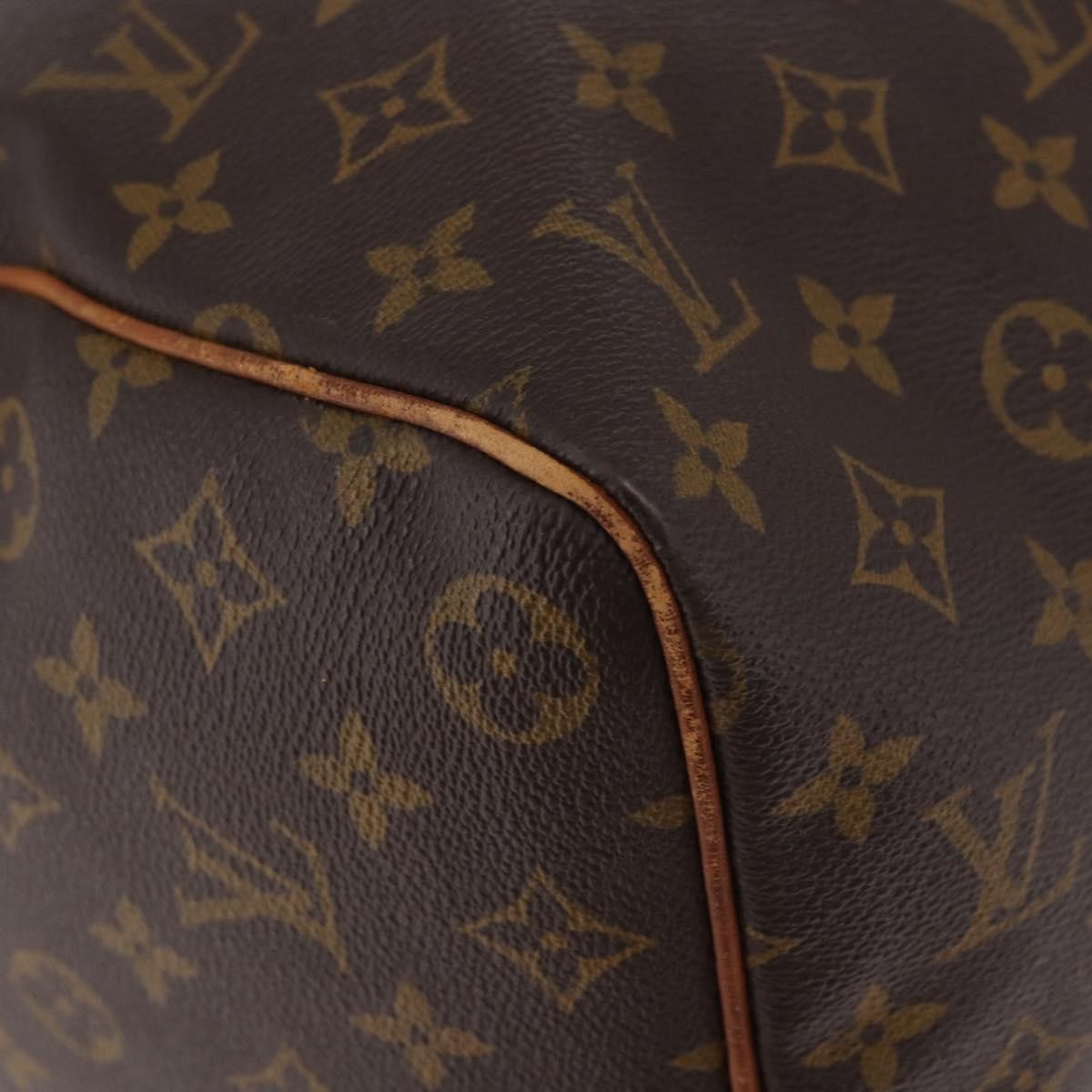 Louis Vuitton Keepall Monogram Canvas Brown Canvas Travel Bag Bag (Pre-Owned)