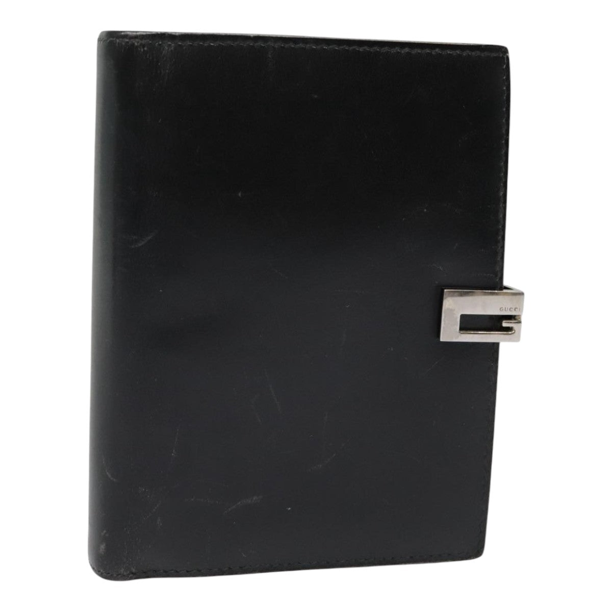 Gucci Couverture Agenda Black Leather Wallet  (Pre-Owned)