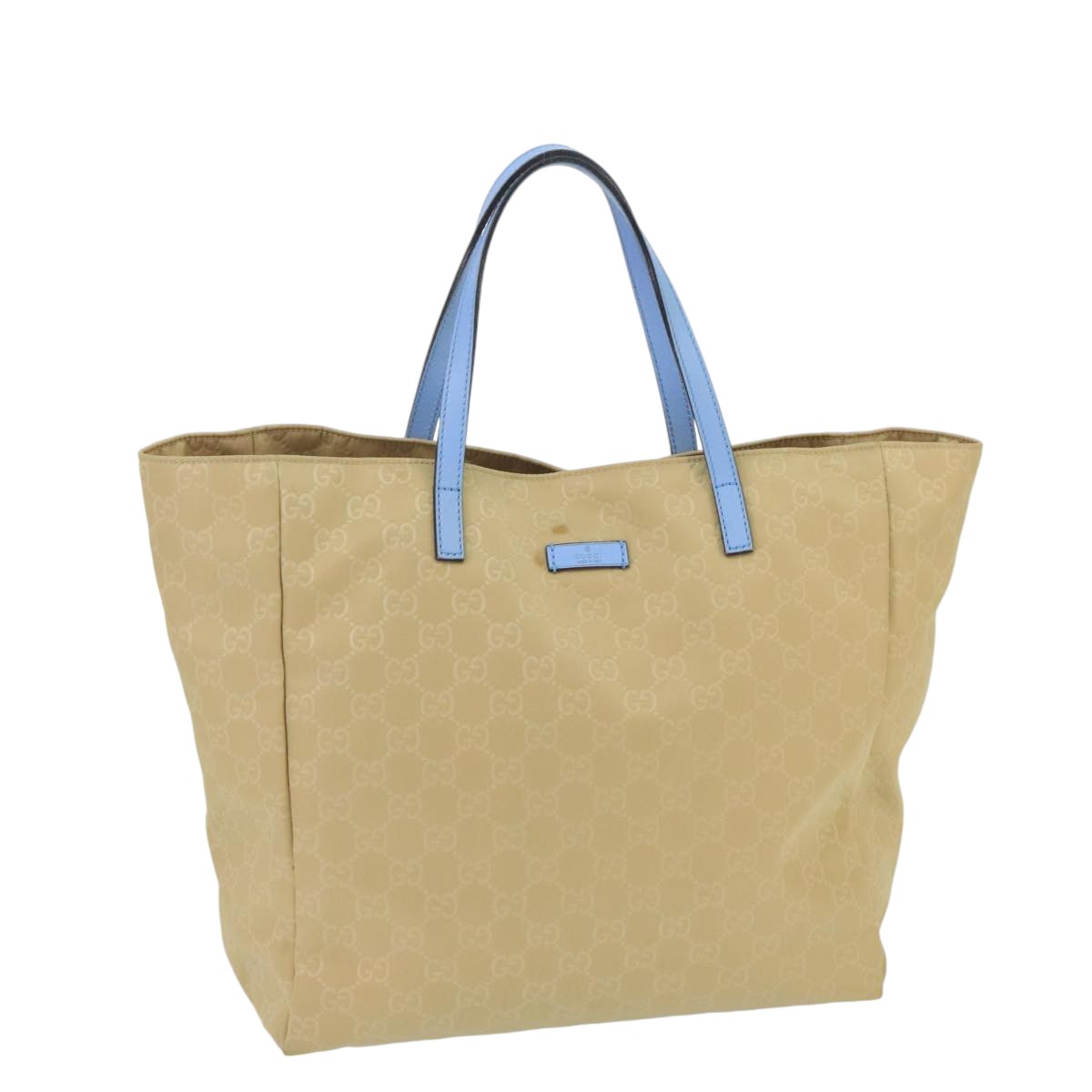 Gucci Beige Canvas Tote Bag (Pre-Owned)