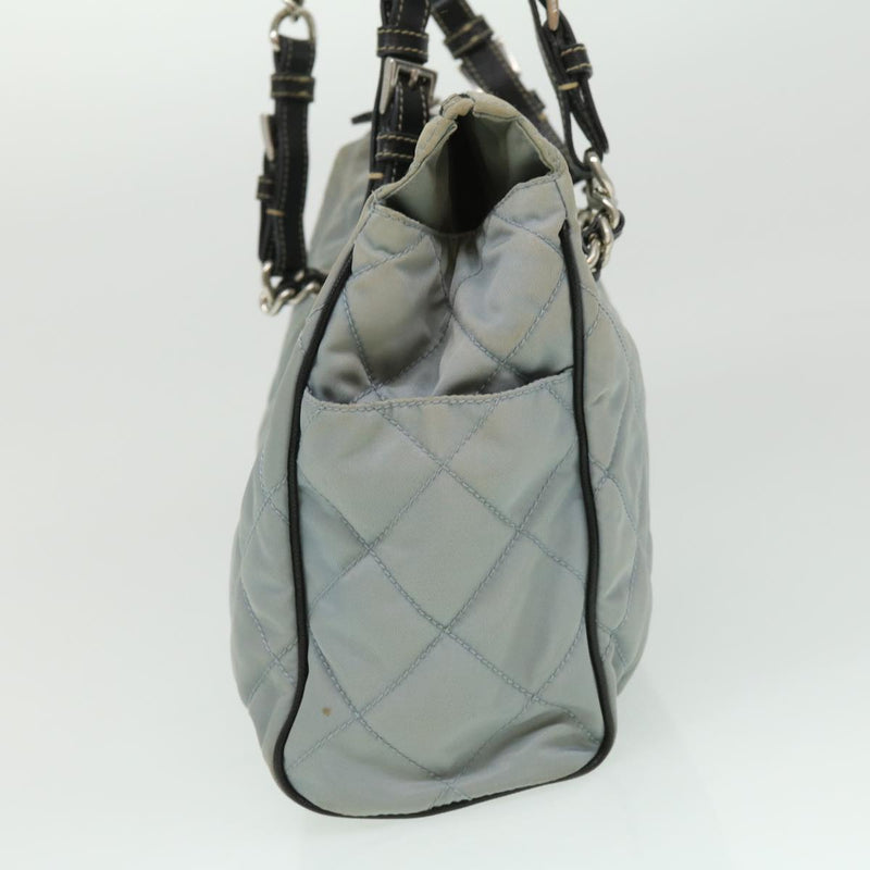 Prada Blue Synthetic Shoulder Bag (Pre-Owned)