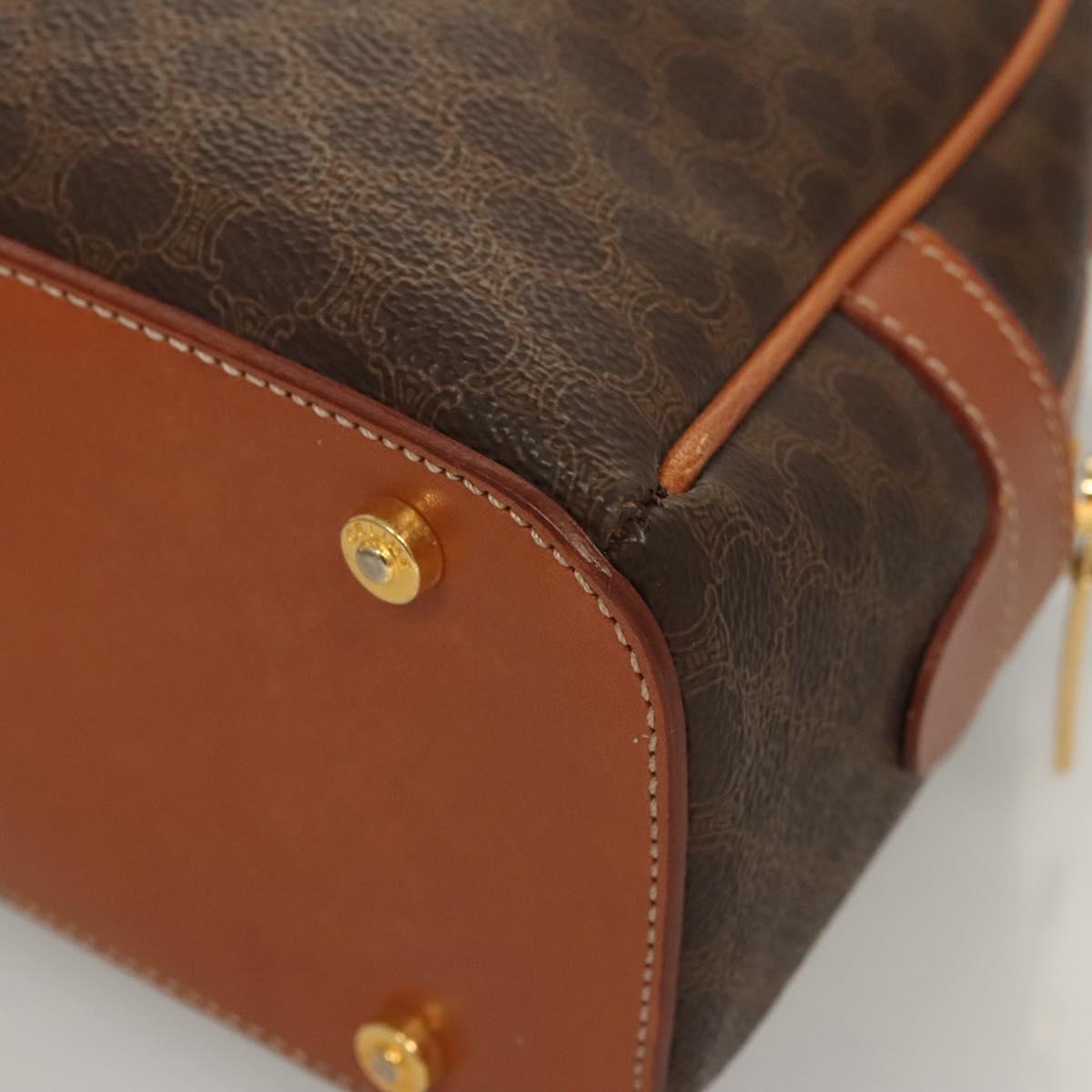 Céline Macadam Brown Canvas Handbag (Pre-Owned)