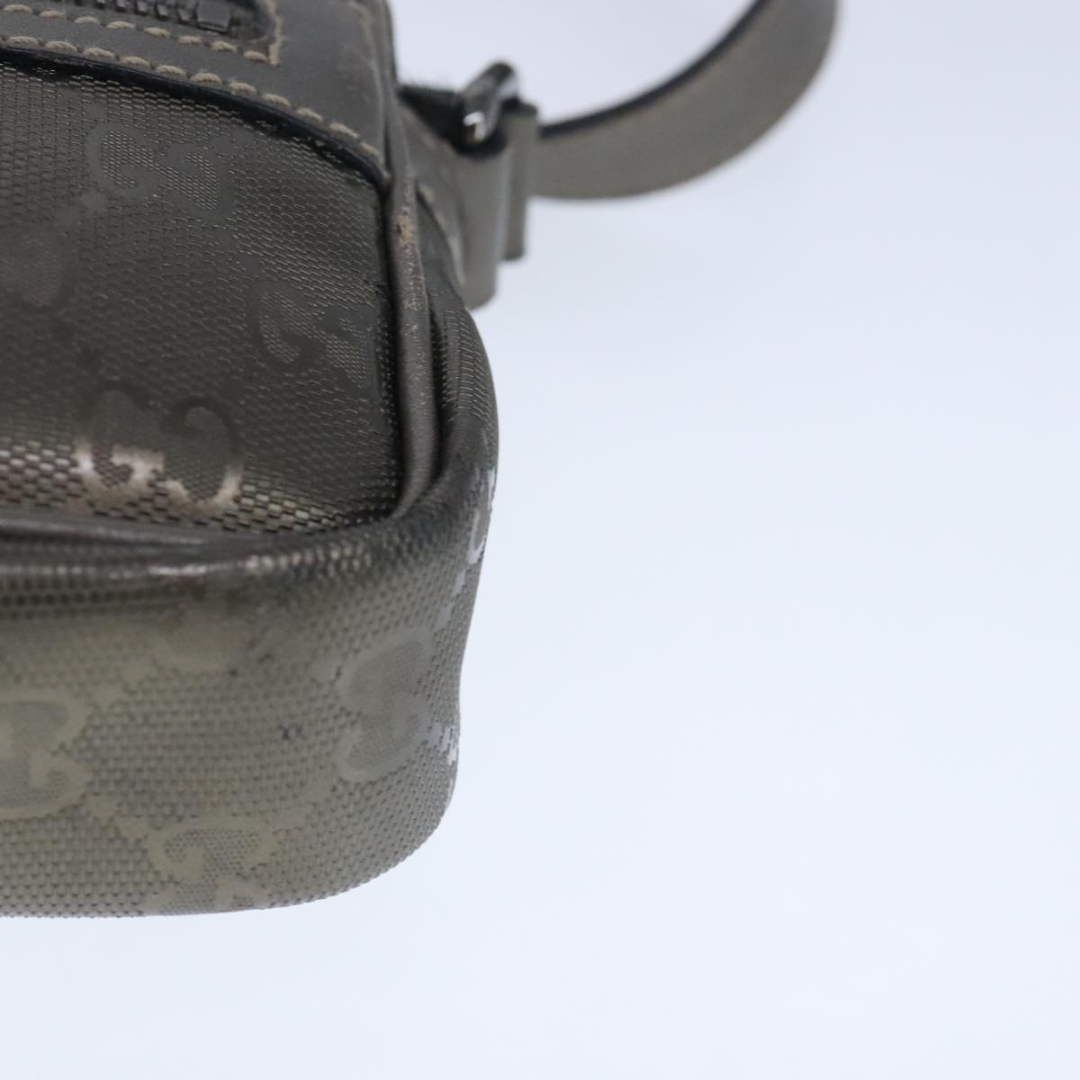 Gucci Imprime Brown Canvas Shoulder Bag (Pre-Owned)