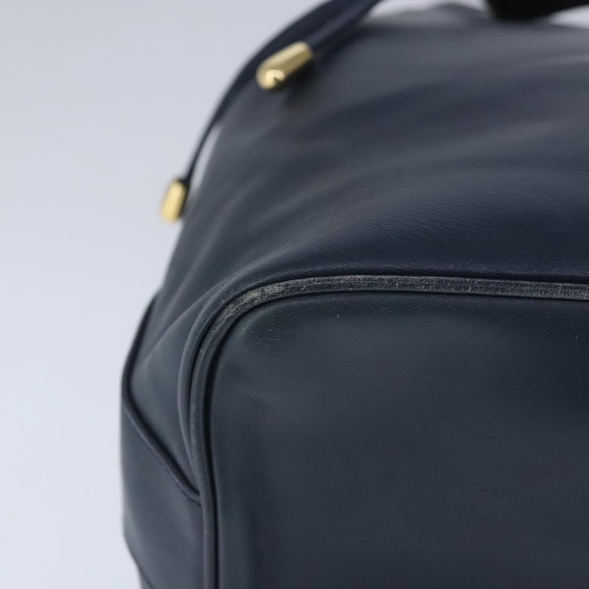 Dior Navy Leather Shoulder Bag (Pre-Owned)