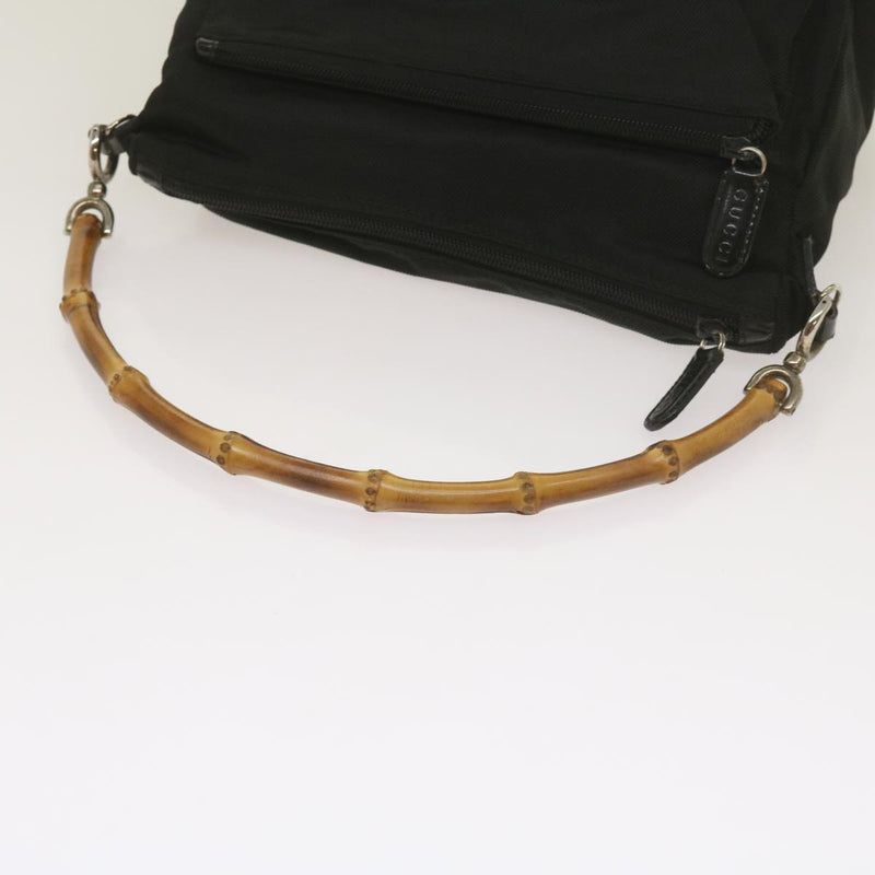 Gucci Bamboo Black Ceramic Handbag (Pre-Owned)