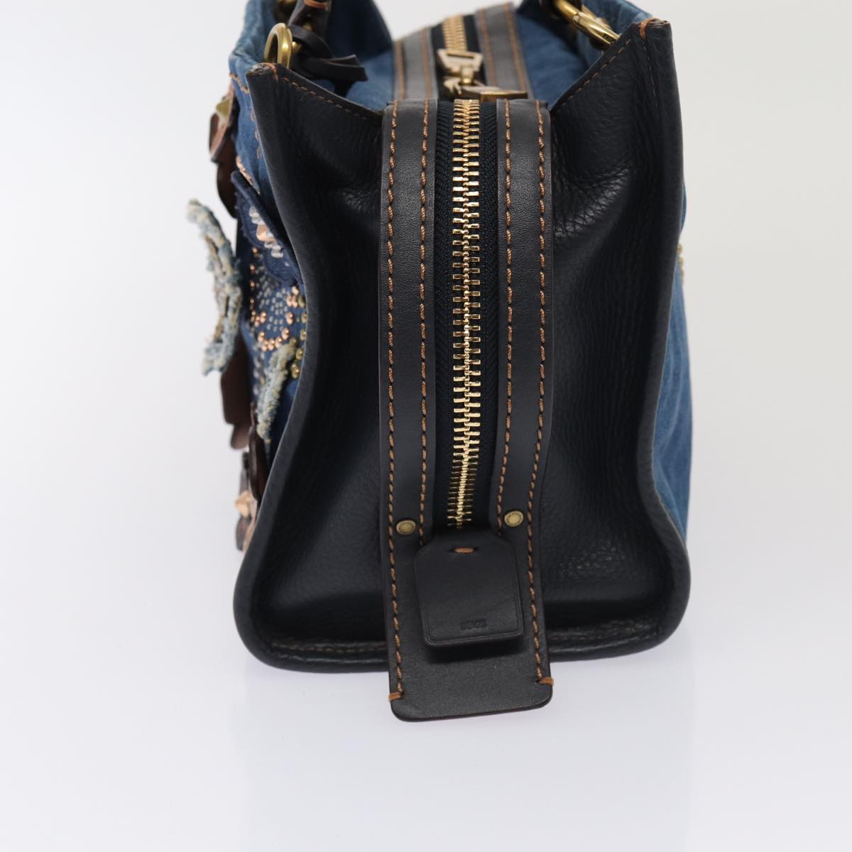 Coach Rogue 25 Blue Denim - Jeans Handbag (Pre-Owned)