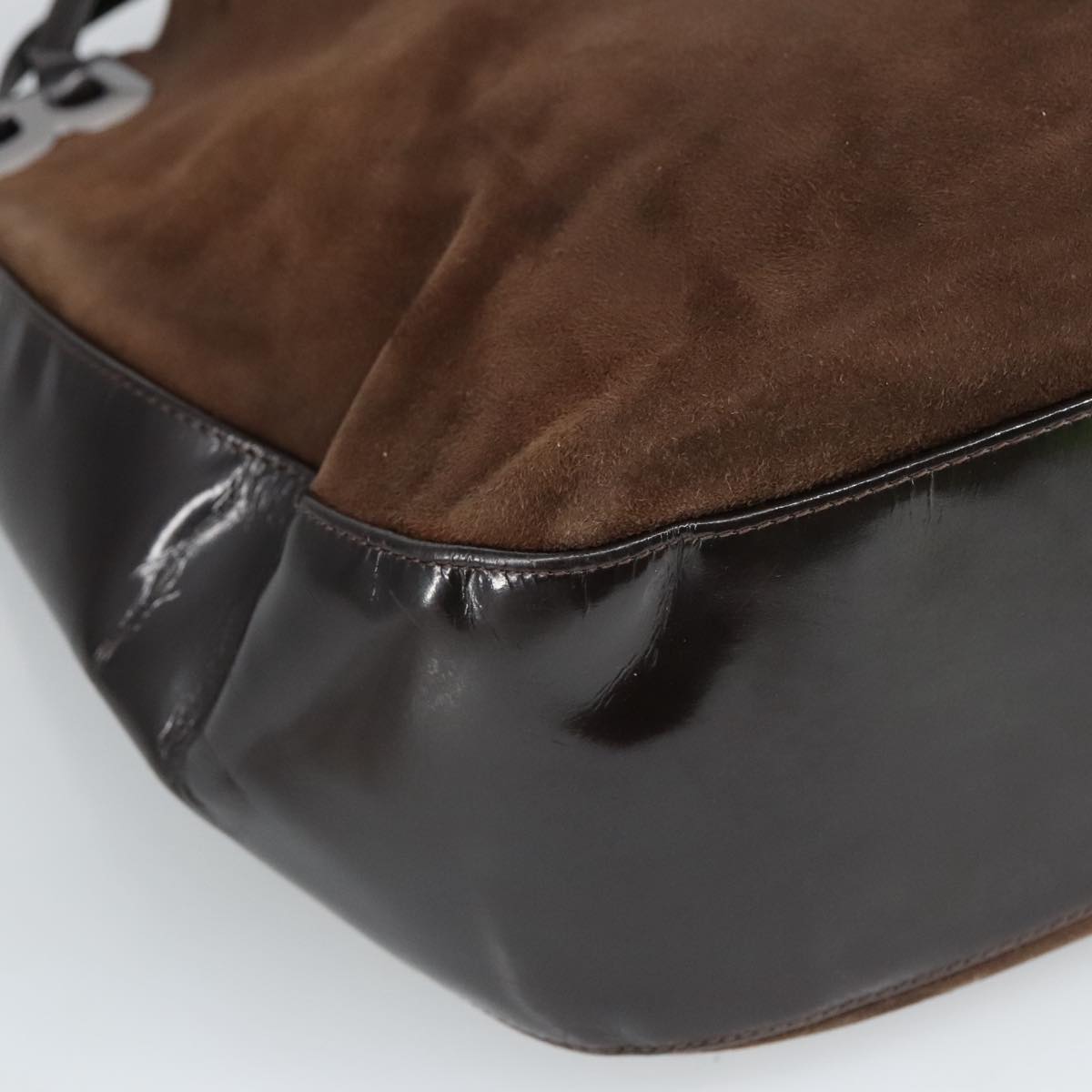 Bally Brown Suede Shoulder Bag (Pre-Owned)