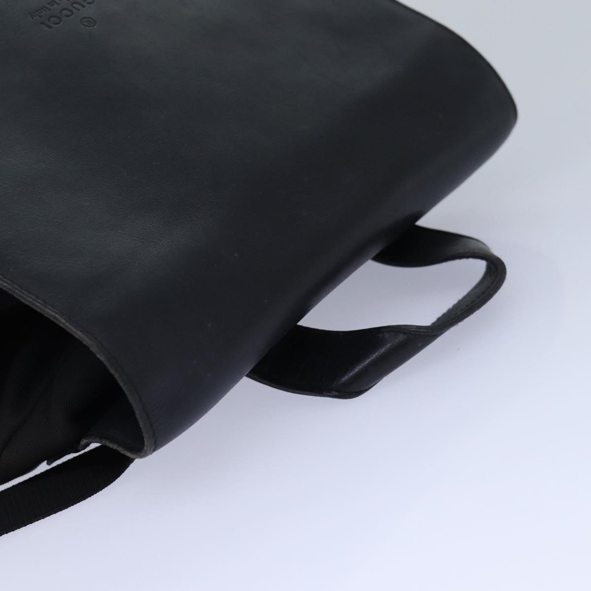 Gucci Black Synthetic Backpack Bag (Pre-Owned)