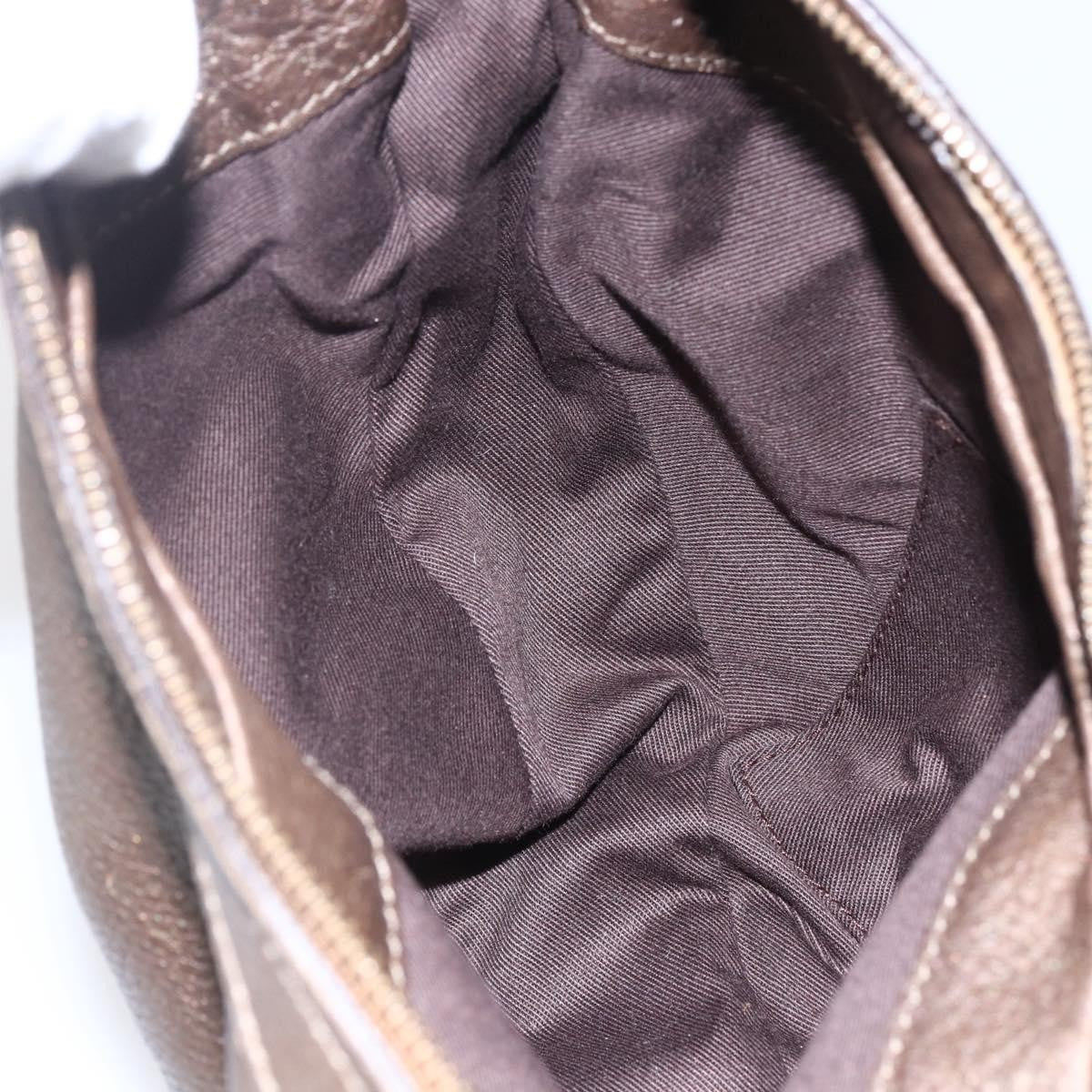 Salvatore Ferragamo Vintage Leather Brown Leather Shoulder Bag Bag (Pre-Owned)