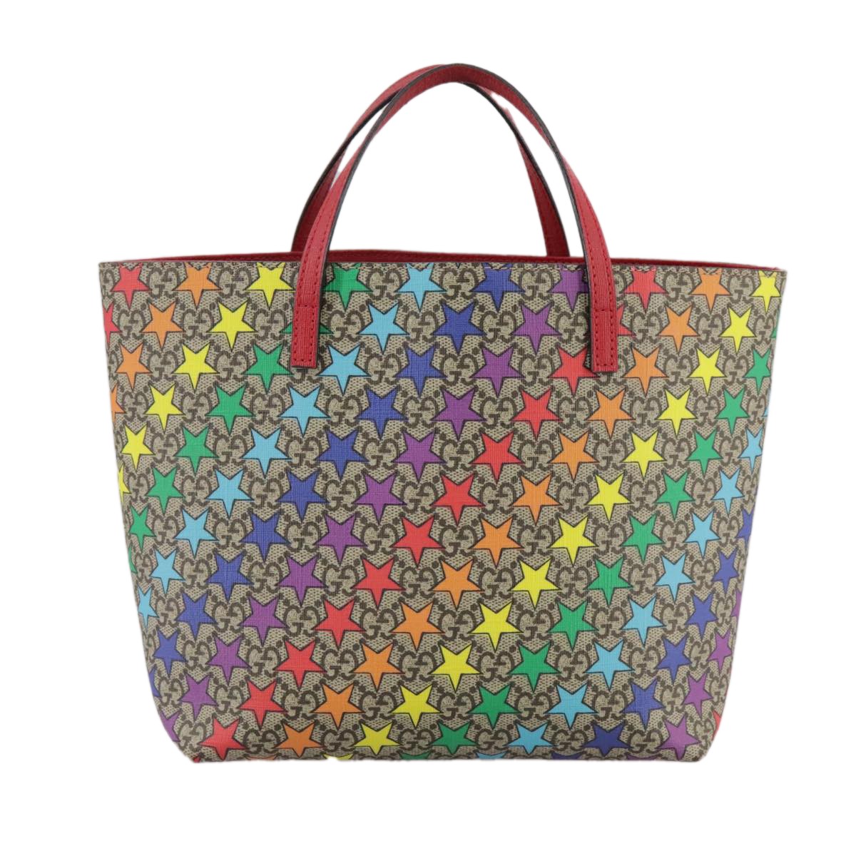 Gucci Children's Printed Coated Canvas Multicolour Canvas Tote Bag Bag (Pre-Owned)