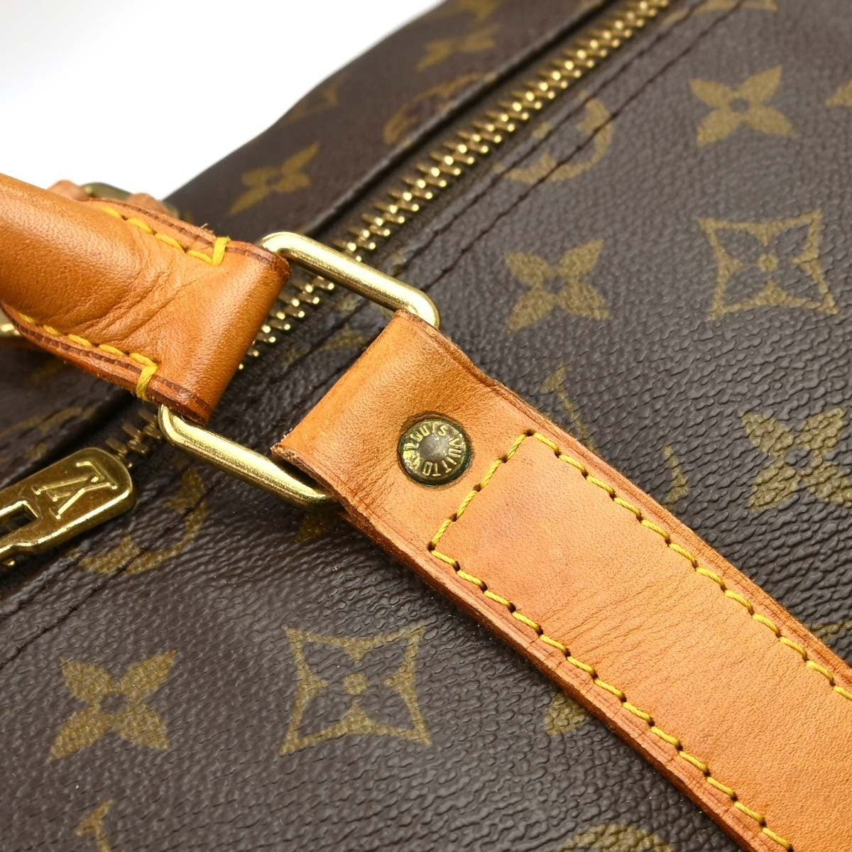 Louis Vuitton Keepall Monogram Canvas Brown Canvas Travel Bag Bag (Pre-Owned)