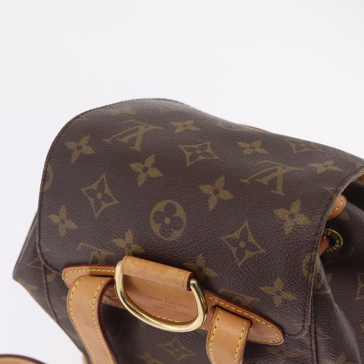 Louis Vuitton Vintage Montsouris Monogram Canvas Brown Canvas Backpack Bag (Pre-Owned)