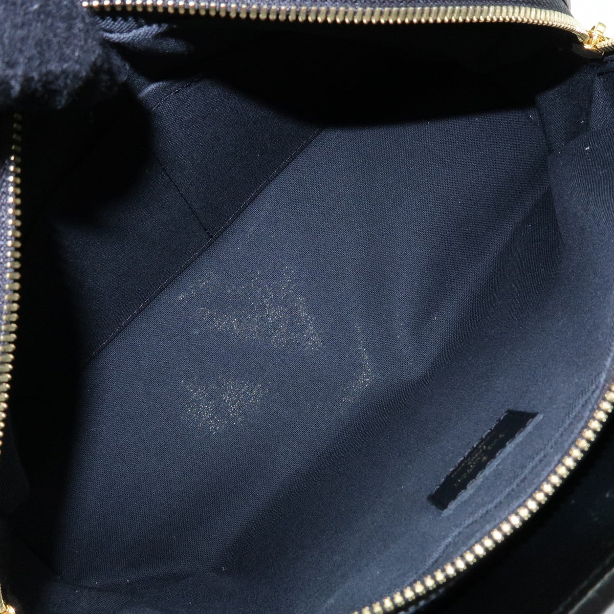 Louis Vuitton Vosges Whipstitch Monogram Empreinte Leather Black Leather Handbag (Pre-Owned)