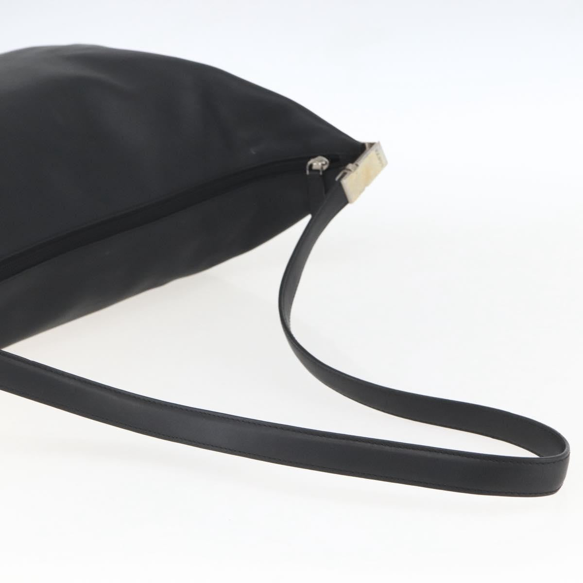 Loewe Vintage Leather Black Leather Shoulder Bag Bag (Pre-Owned)