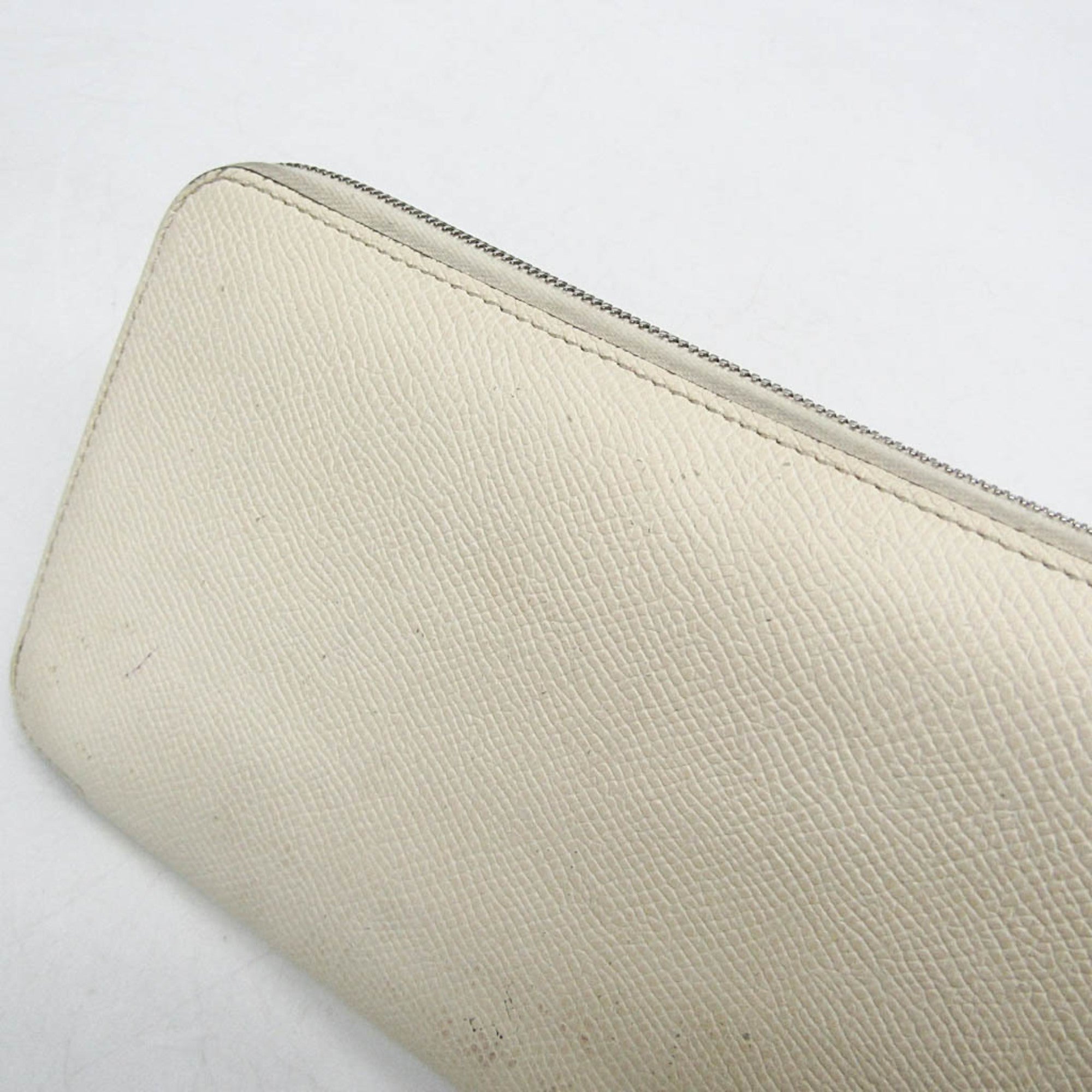 Hermes Azap Zip Around Silk'in Epsom Beige Leather Wallets Accessory (Pre-Owned)