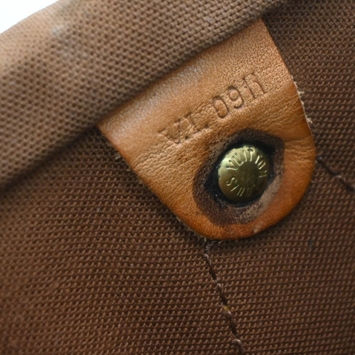 Louis Vuitton Speedy Monogram Canvas Brown Leather Handbag (Pre-Owned)