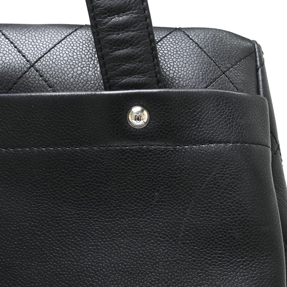 Chanel Ultimate Executive Tote Caviar Black Calfskin Tote Bag Bag (Pre-Owned)