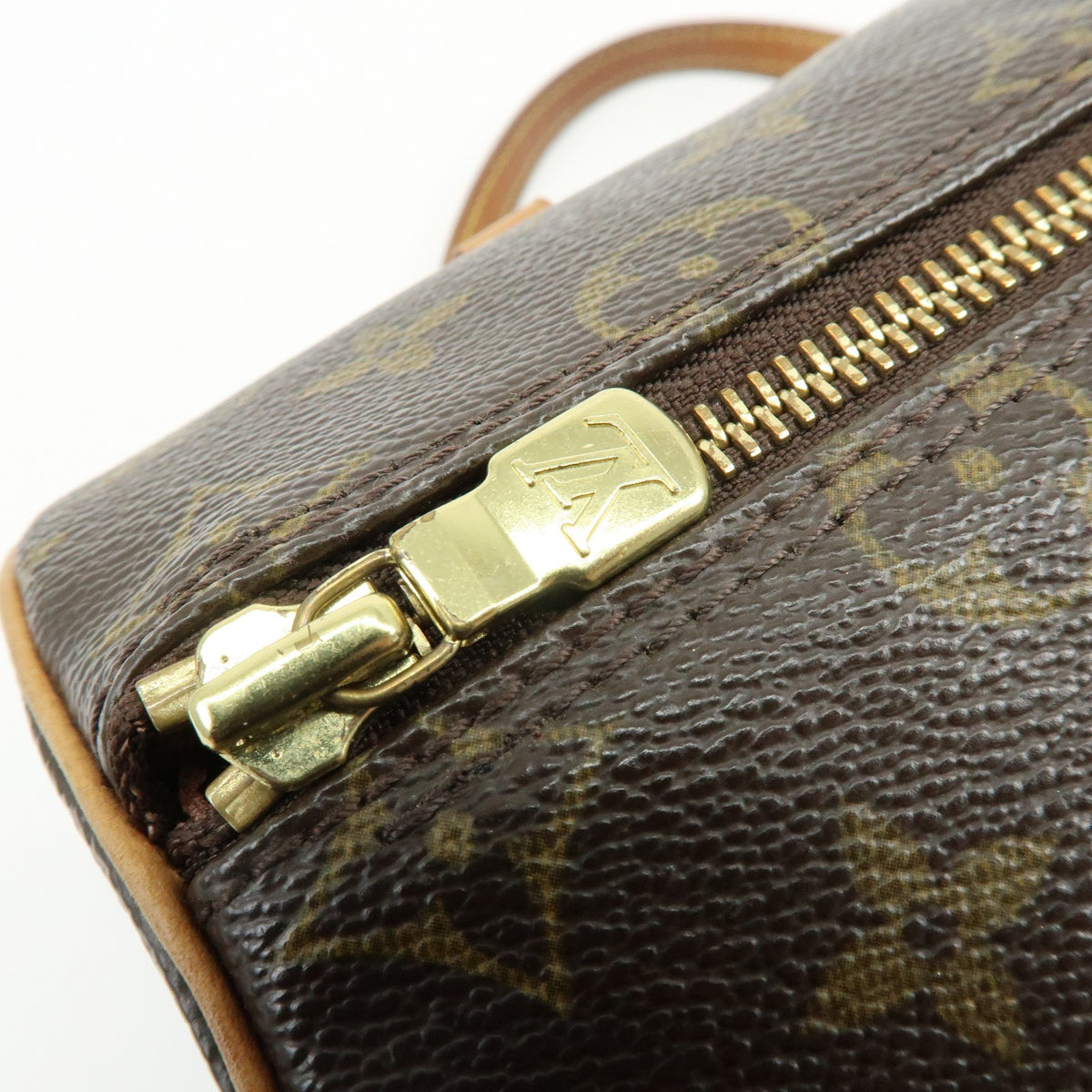 Louis Vuitton Papillon Monogram Canvas Brown Canvas Handbag (Pre-Owned)