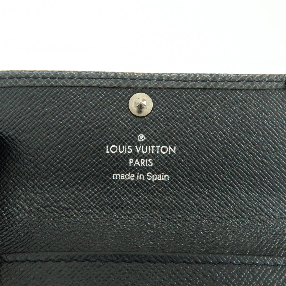 Louis Vuitton Multiclés 4 Cuir Verni Black Leather Wallets Accessory (Pre-Owned)