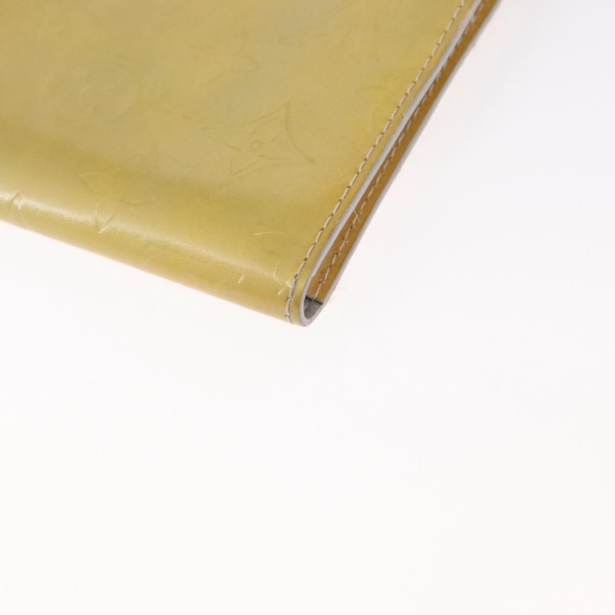 Louis Vuitton Mott Monogram Vernis Beige Patent_Leather Clutche & Pouche Bag (Pre-Owned)