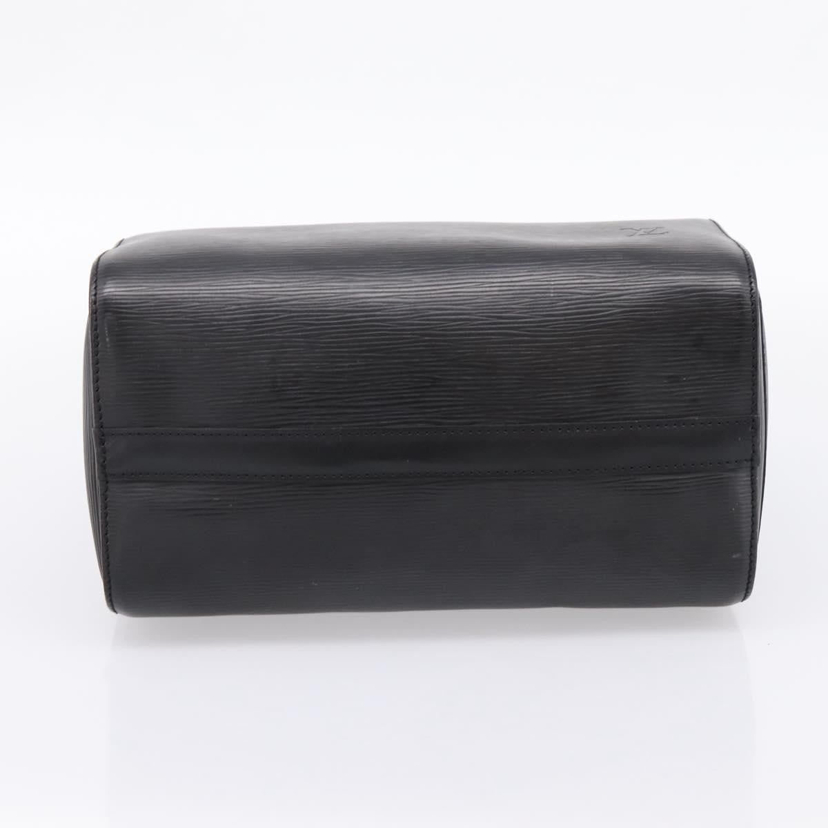 Louis Vuitton Speedy Epi Leather Black Leather Handbag (Pre-Owned)