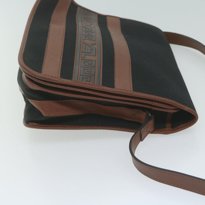 Saint Laurent Black Canvas Shoulder Bag (Pre-Owned)