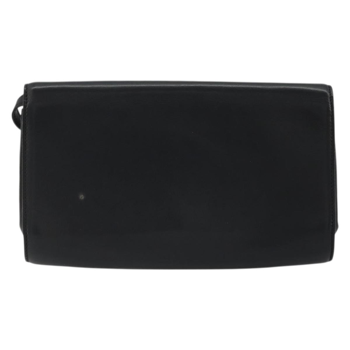 Celine Vintage Horsebit Sling Leather Black Leather Shoulder Bag Bag (Pre-Owned)