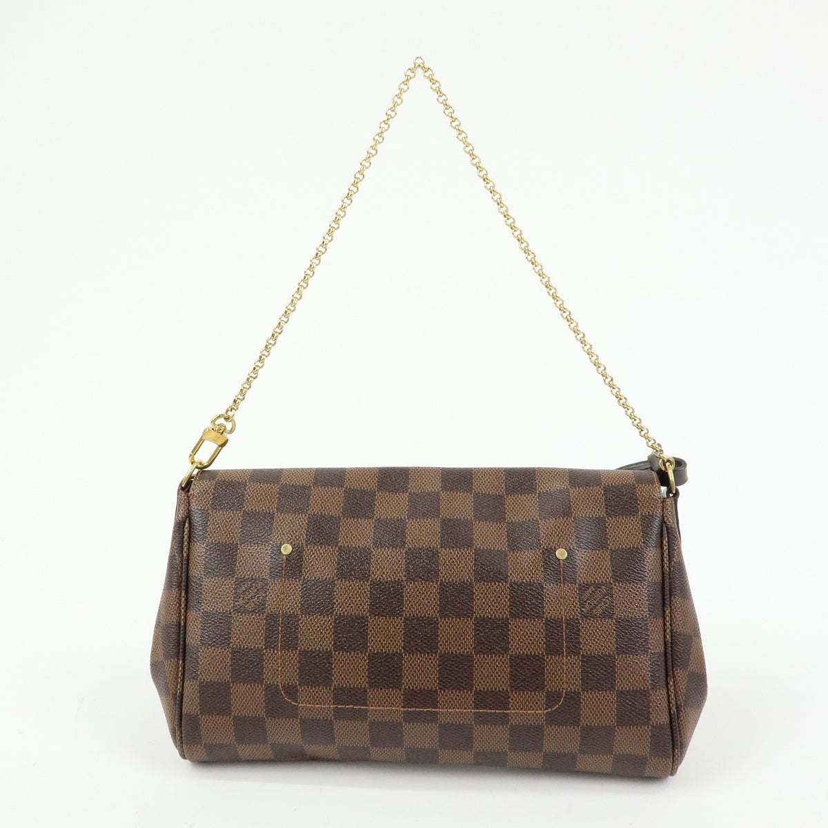 Louis Vuitton Favorite Damier Brown Canvas Handbag (Pre-Owned)