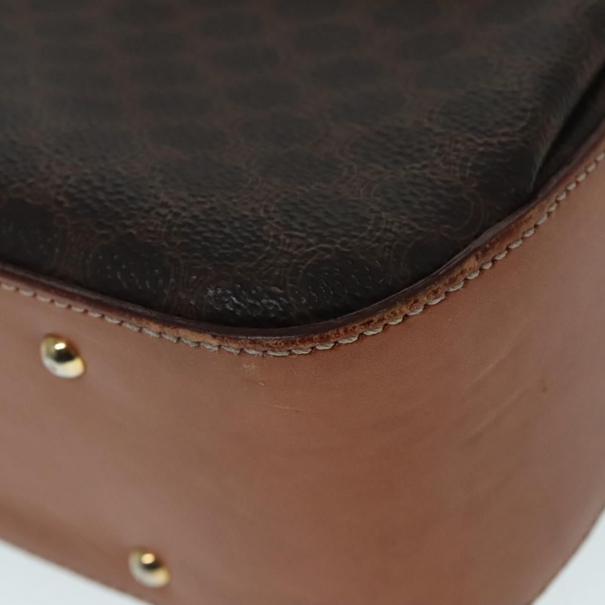 Céline Brown Canvas Handbag (Pre-Owned)