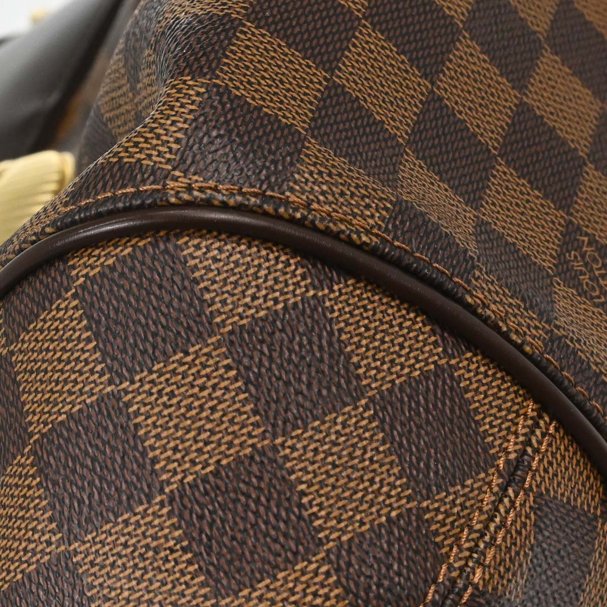 Louis Vuitton Sistina Damier Brown Canvas Handbag (Pre-Owned)