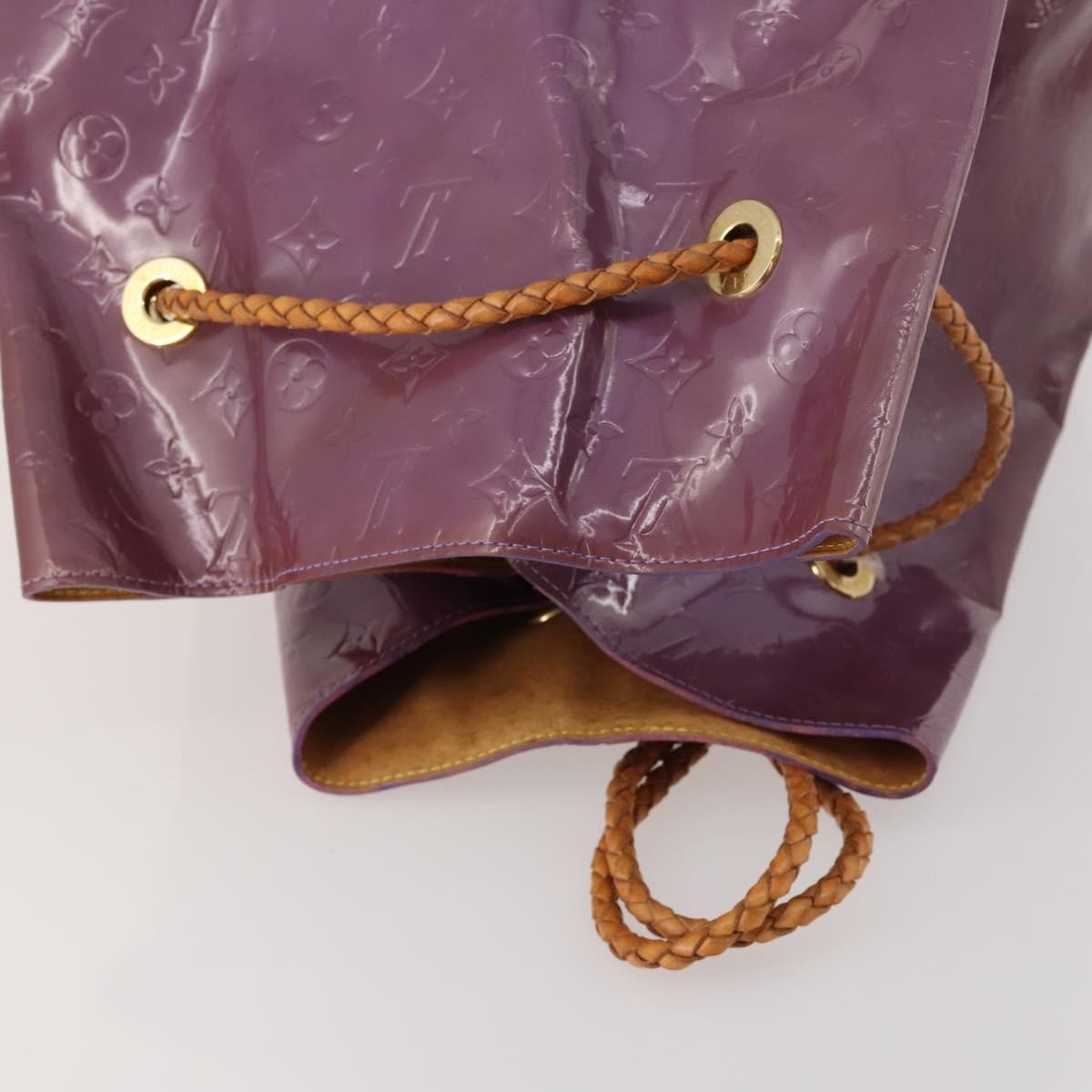 Louis Vuitton Morton Patent Leather Purple Patent_Leather Shoulder Bag Bag (Pre-Owned)