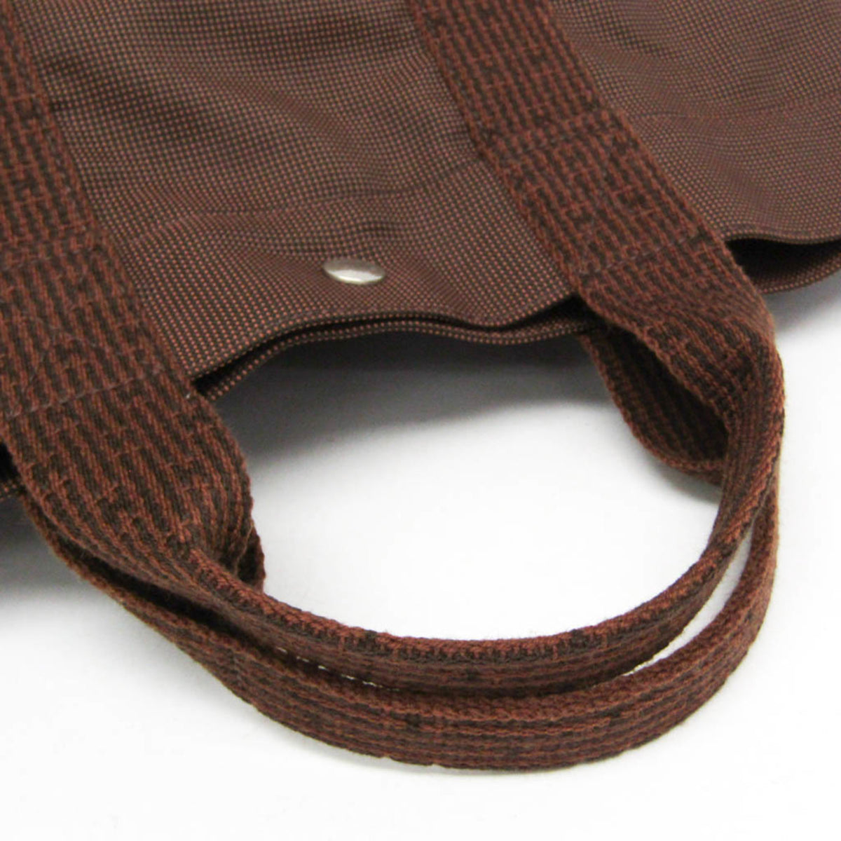 Hermes Fourre-Tout Herline Canvas Brown Canvas Tote Bag Bag (Pre-Owned)