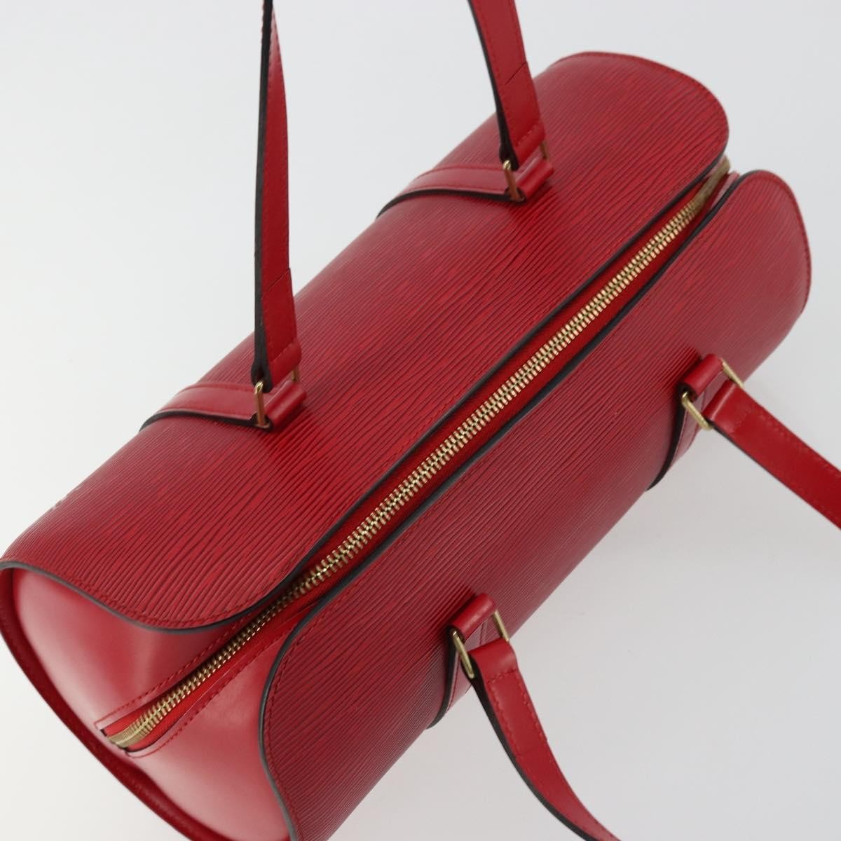 Louis Vuitton Soufflot Epi Leather Red Leather Tote Bag Bag (Pre-Owned)