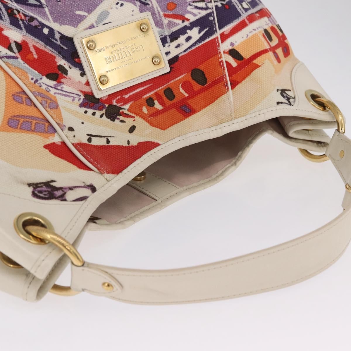 Louis Vuitton Galliera Riviera Cruise Canvas Purple Canvas Handbag (Pre-Owned)