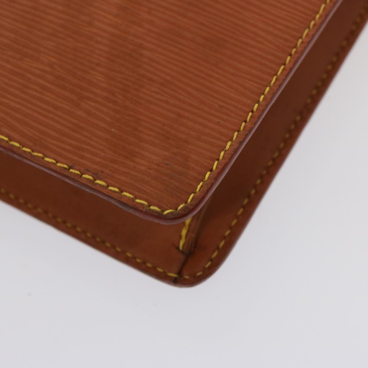 Louis Vuitton Pochette Homme Brown Leather Clutch Bag (Pre-Owned)
