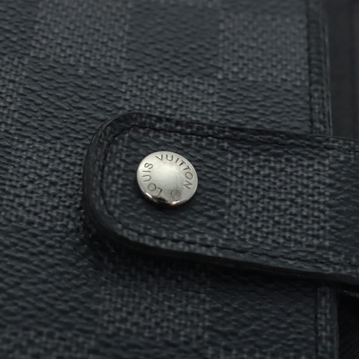 Louis Vuitton Agenda Cover Grey Canvas Wallet  (Pre-Owned)