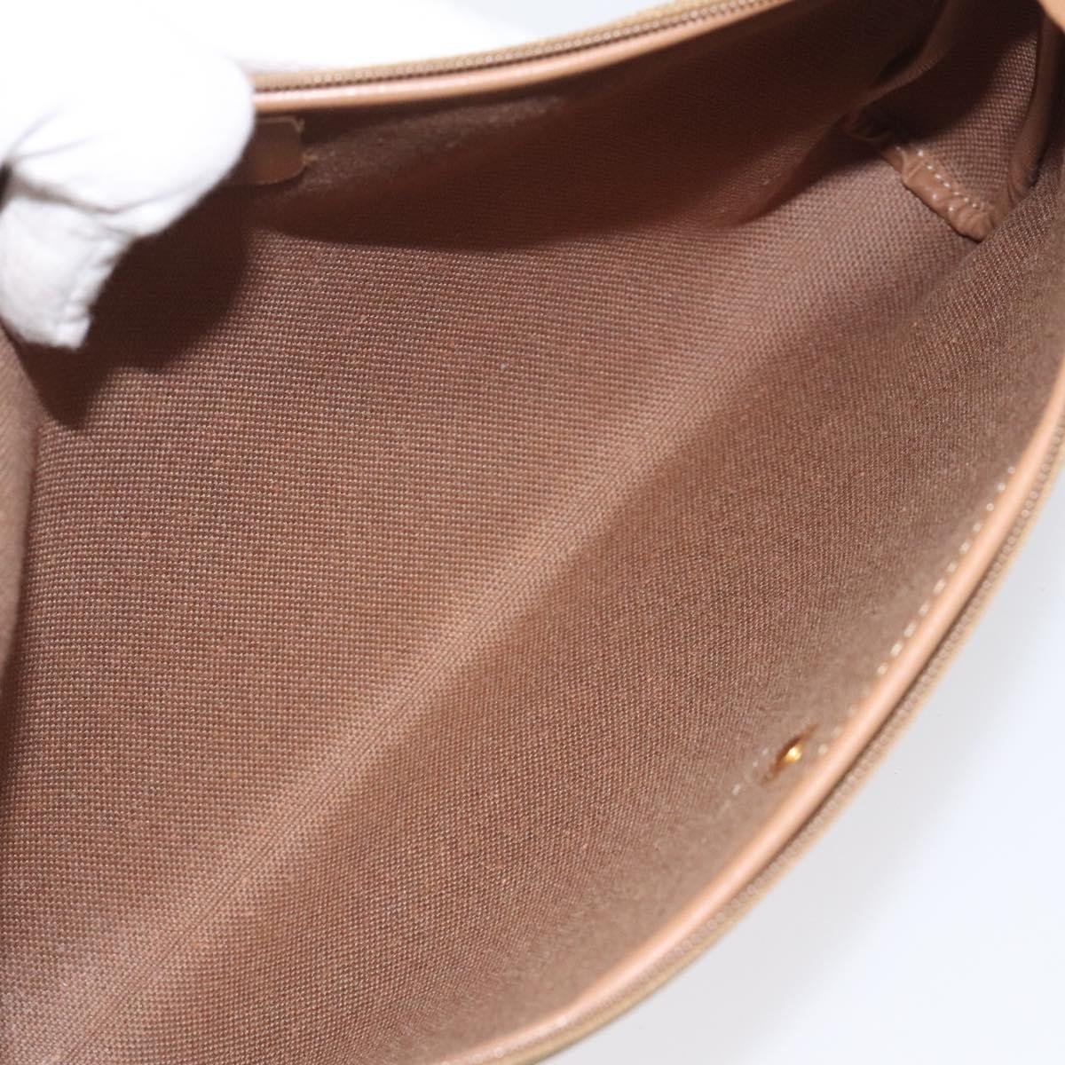 Dior Honeycomb Beige Leather Clutch Bag (Pre-Owned)