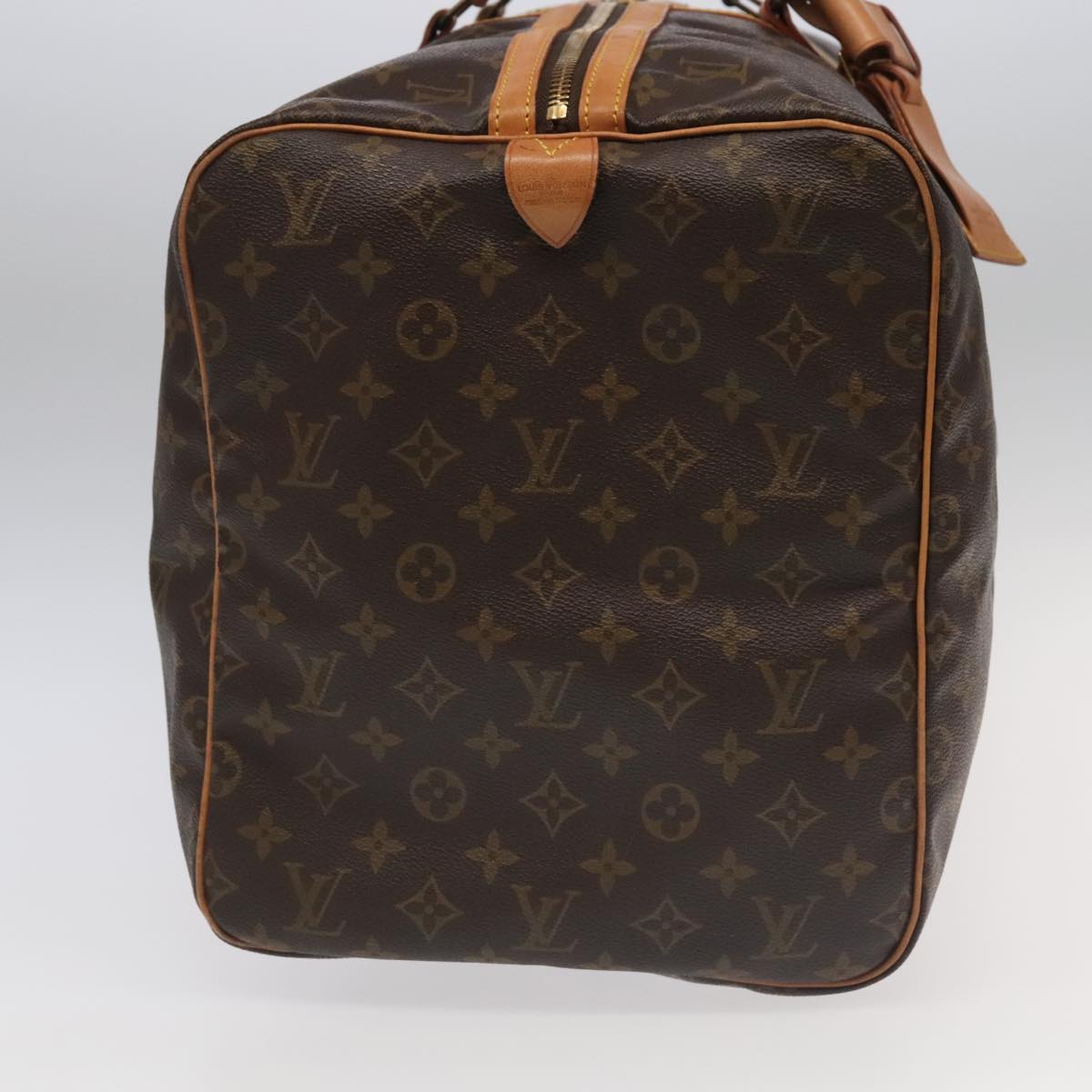 Louis Vuitton Sac Souple Brown Canvas Travel Bag (Pre-Owned)