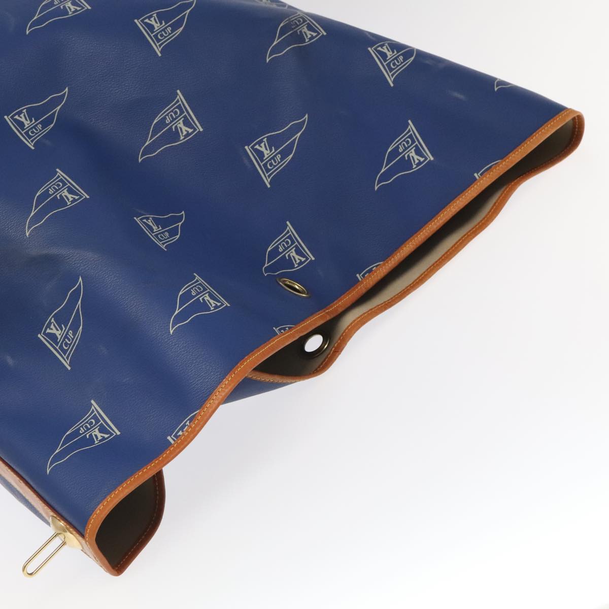 Louis Vuitton Marin Blue Canvas Shoulder Bag (Pre-Owned)