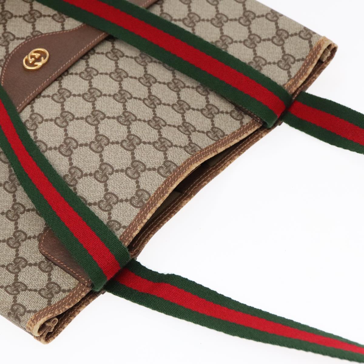 Gucci Ophidia Beige Canvas Tote Bag (Pre-Owned)