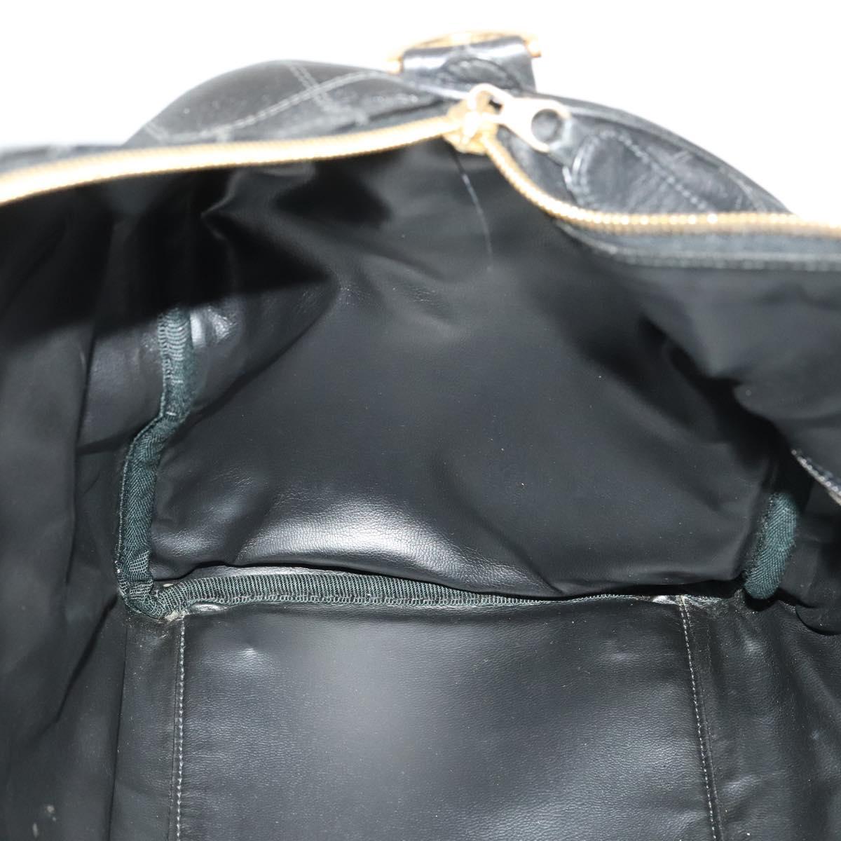Chanel Black Leather Travel Bag (Pre-Owned)