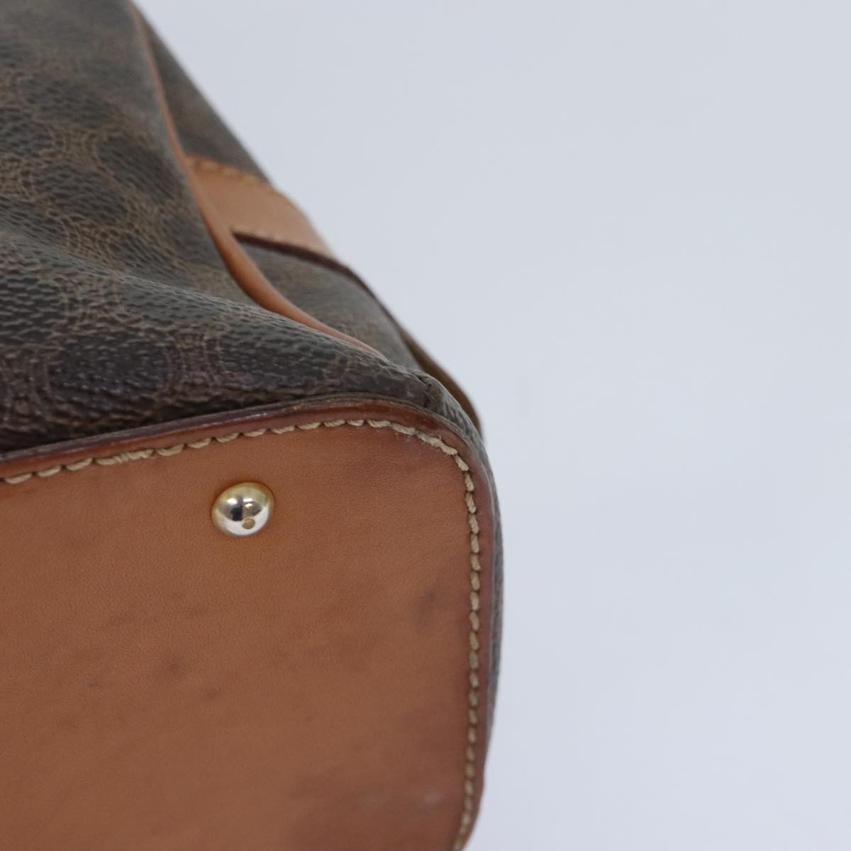 Céline Macadam Brown Canvas Handbag (Pre-Owned)