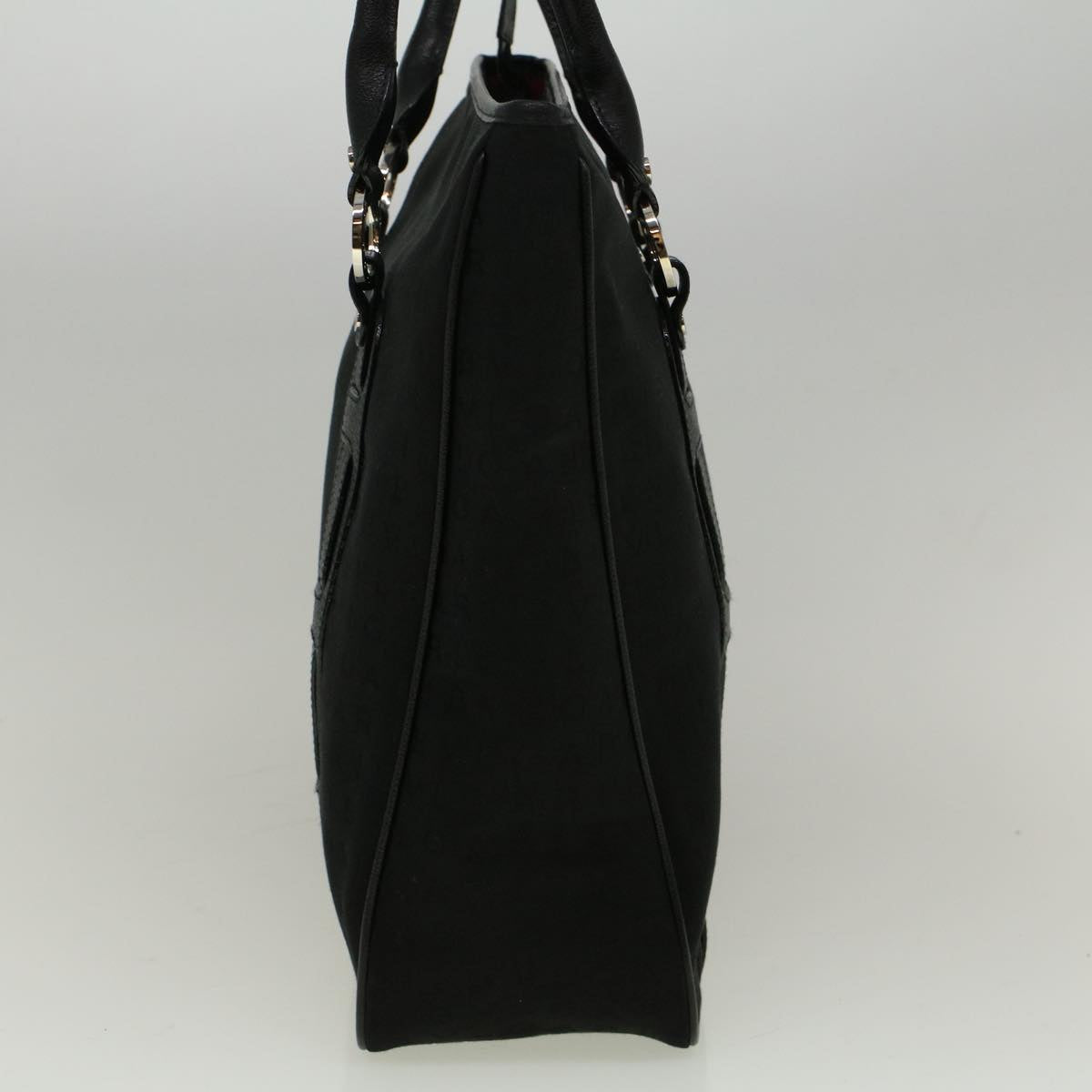 Bulgari Black Canvas Tote Bag (Pre-Owned)